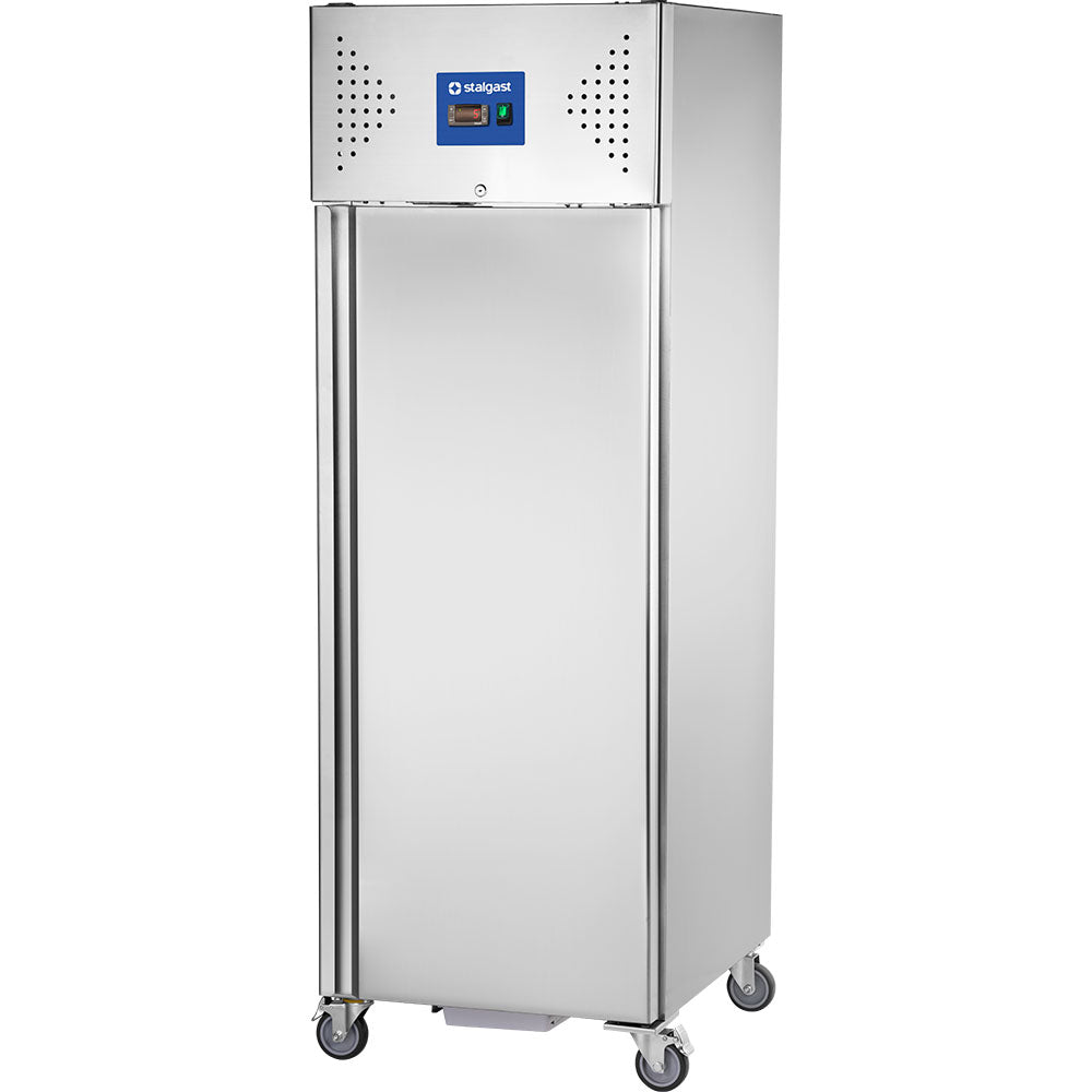 Stalgast Starline Edelstahl Kühlschrank mit Rädern, GN 2/1, 680x810x2010 mm (BxTxH), 600 L
