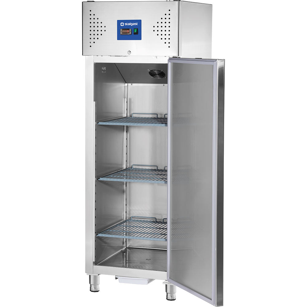 Stalgast Starline Edelstahl-Kühlschrank, GN 2/1, 680x810x2010 mm (BxTxH)