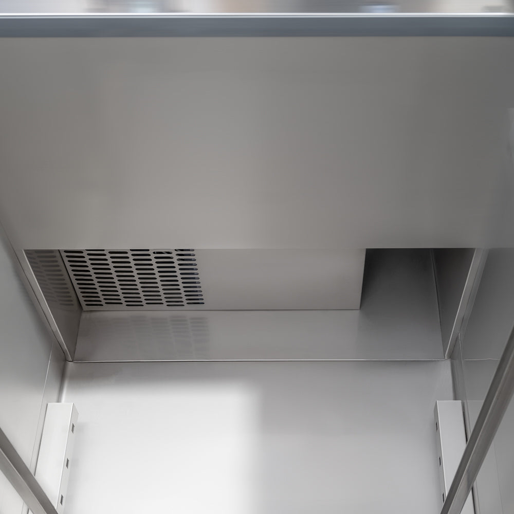 Stalgast Starline Edelstahl Kühlschrank mit Rädern, GN 2/1, 740x830x2010 mm (BxTxH), 650 L