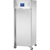 Stalgast Starline Edelstahl Tiefkühlschrank mit Rädern, GN 2/1, 740x830x2010 mm (BxTxH), 650 L