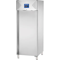 Stalgast Starline Edelstahl-Tiefkühlschrank, GN 2/1, 740x830x2010 mm (BxTxH), 0,48 kW