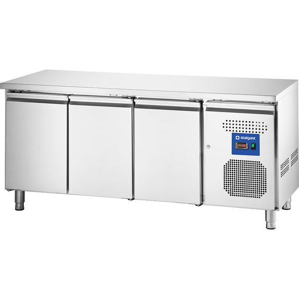 Stalgast Starline Kühltisch, 3-türig, GN 1/1, 1795x700x850 mm (BxTxH), ohne Aufkantung