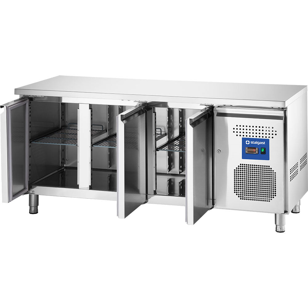 Stalgast Starline Kühltisch, 3-türig, GN 1/1, 1795x700x850 mm (BxTxH), ohne Aufkantung