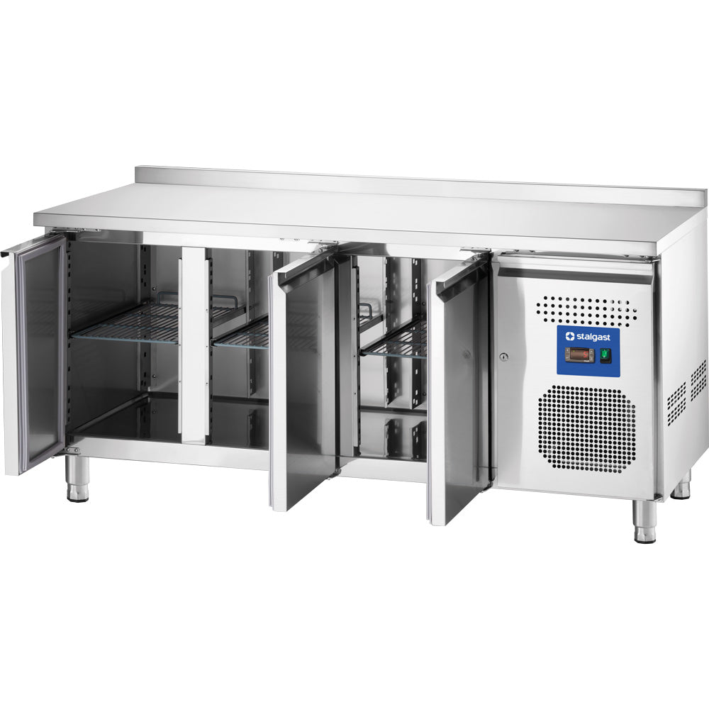 Stalgast Starline Kühltisch, 3-türig, GN1/1, 1795x700x850 mm (BxTxH), mit Aufkantung