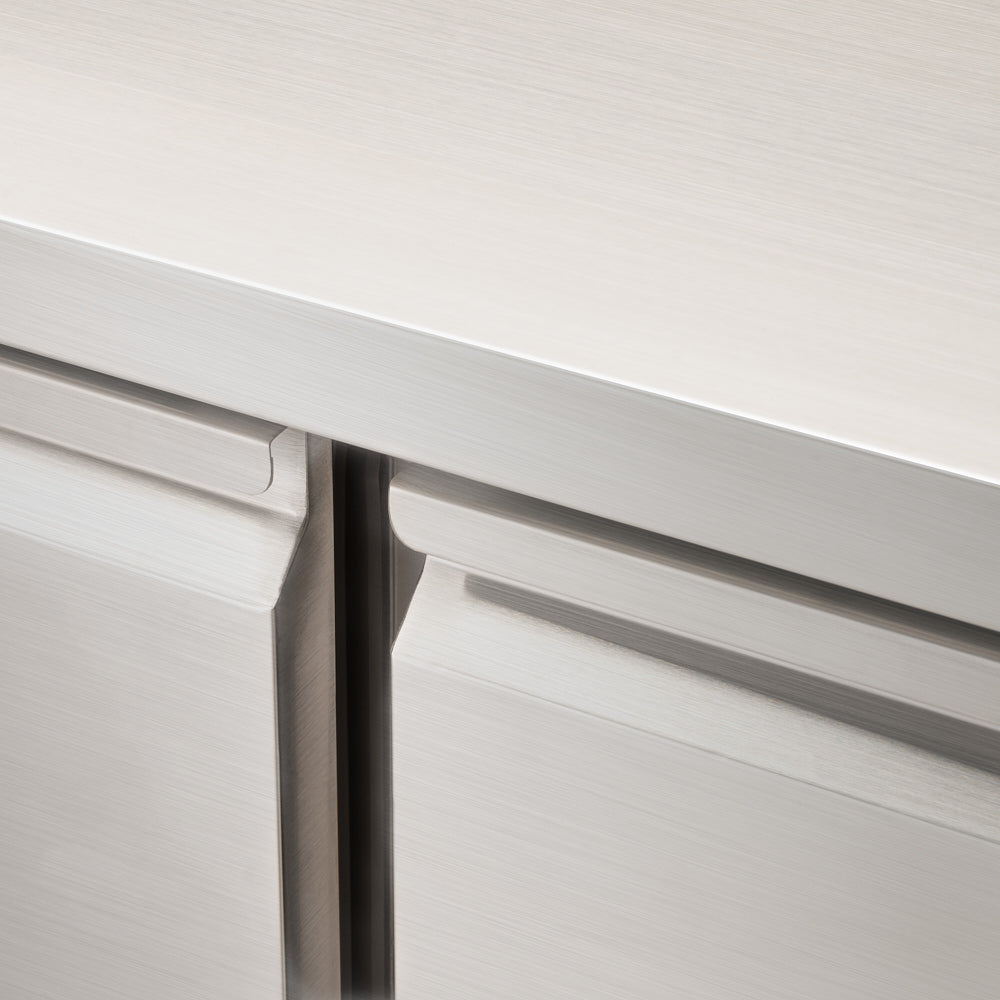 Stalgast Starline Saladette, 2-türig, GN 1/1, Aufnahme 5x GN 1/6, 900x700x1000 mm (BxTxH)