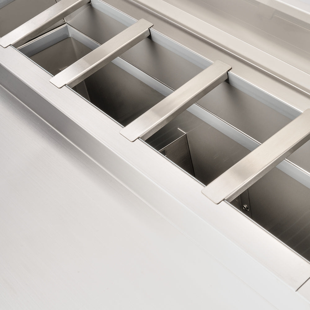 Stalgast Starline Saladette, 2-türig, GN 1/1, Aufnahme 5x GN 1/6, 900x700x1000 mm (BxTxH)