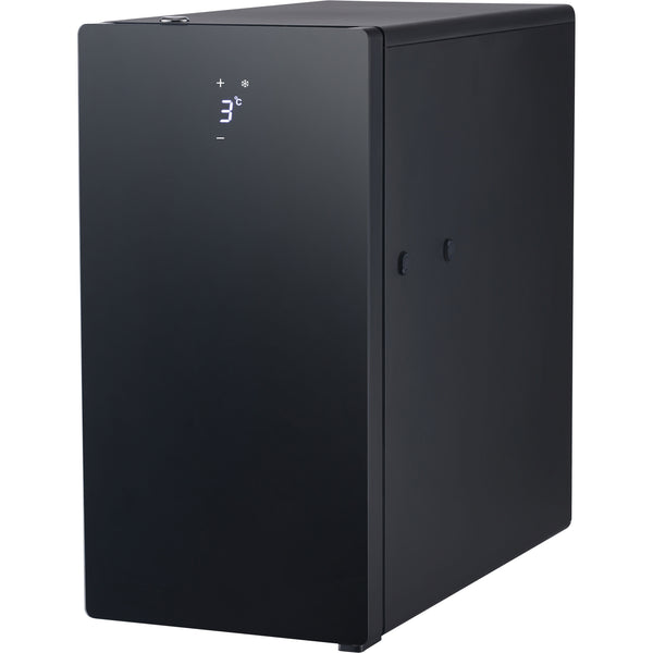 Stalgast Milchkühlschrank, schwarz, mit Temperaturanzeige, 240x470x472 mm (BxTxH), 0,065 kW