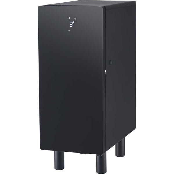 Stalgast Milchkühlschrank, schwarz, mit Temperaturanzeige, 240x470x610 mm (BxTxH), 0,065 kW