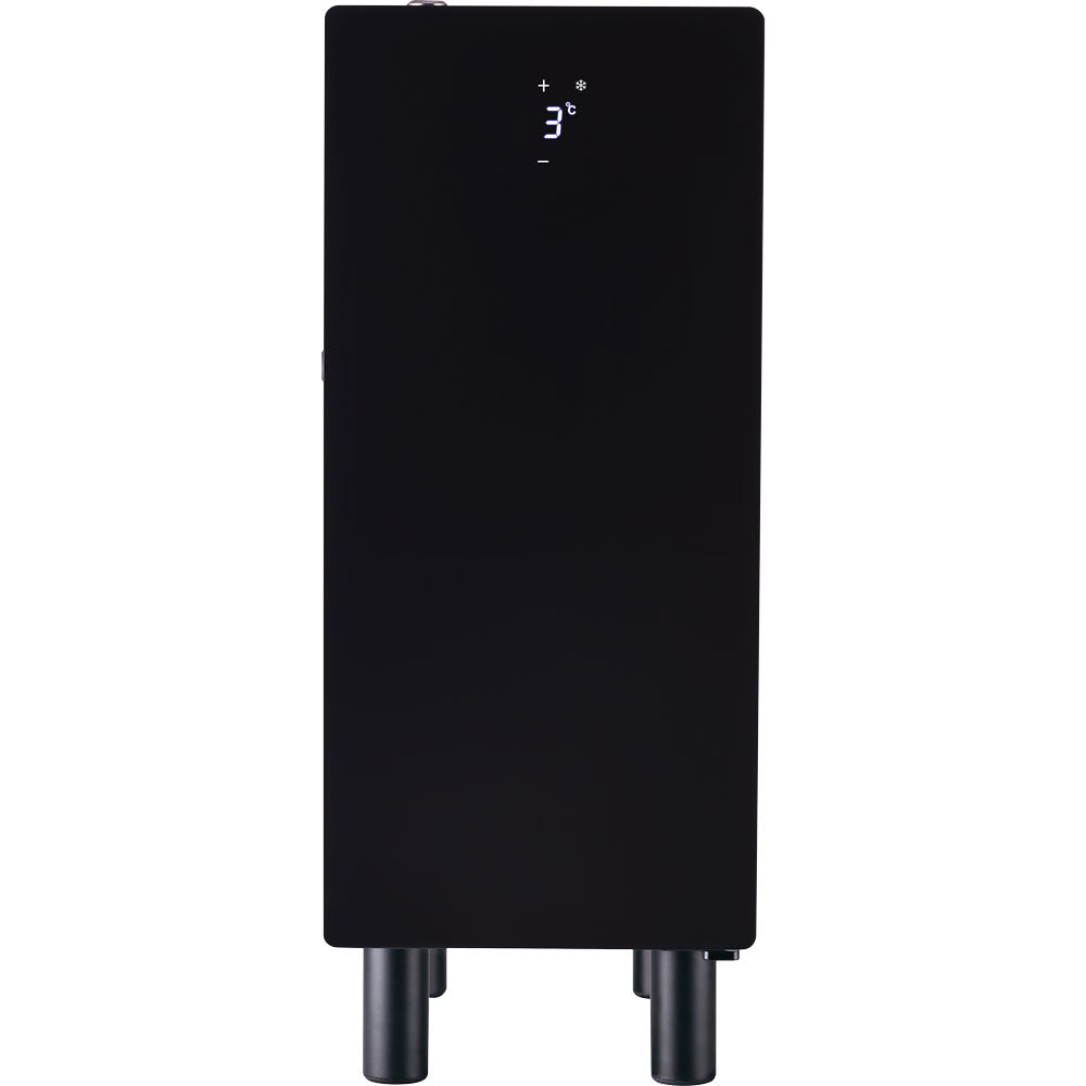 Stalgast Milchkühlschrank, schwarz, mit Temperaturanzeige, 240x470x610 mm (BxTxH), 0,065 kW
