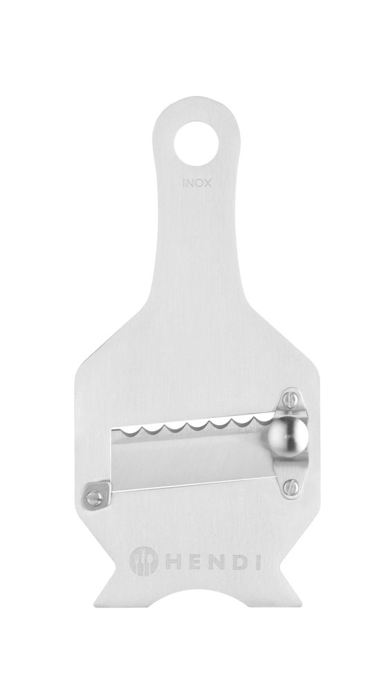 HENDI Trüffelhobel, gezackt Edelstahl Klinge 60 mm