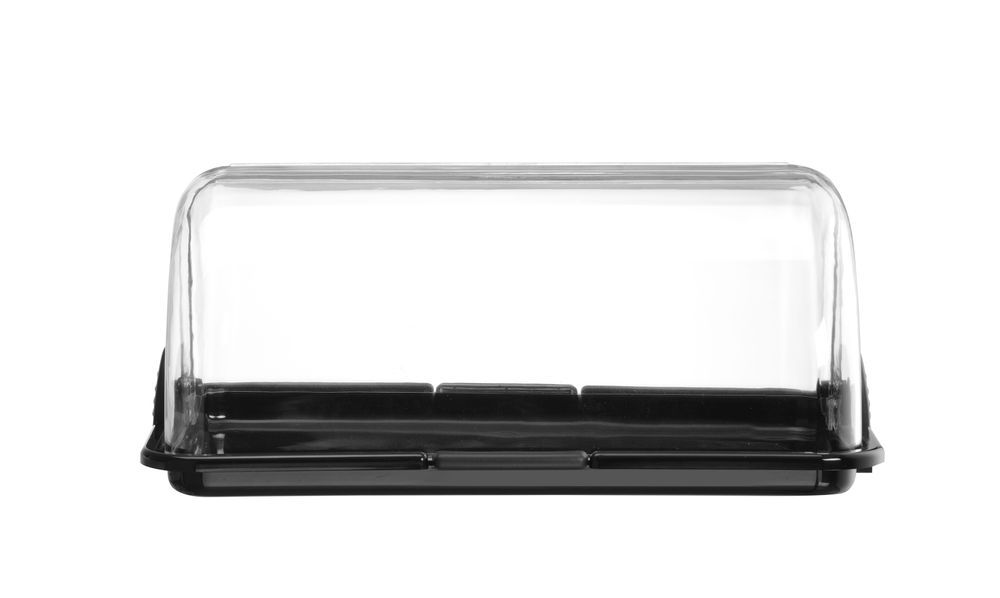 HENDI Rolltop-Display, schwarz 380x260x170 mm