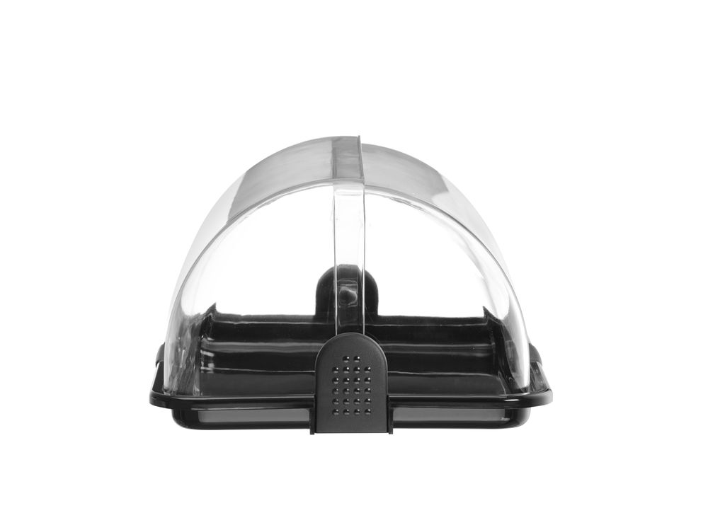 HENDI Rolltop-Display, schwarz 380x260x170 mm
