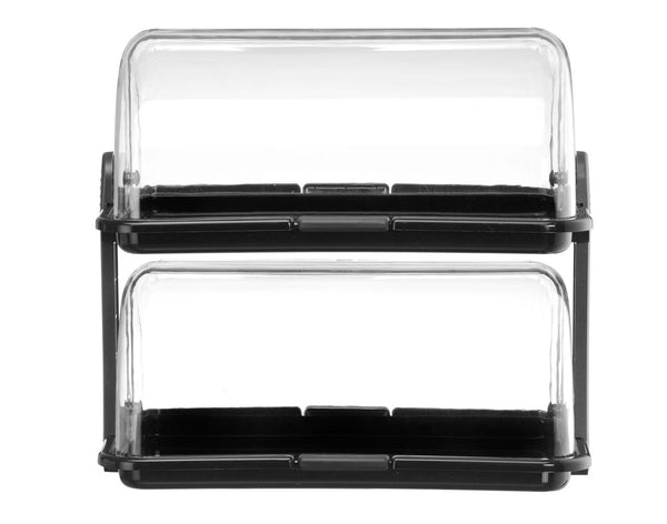 HENDI Rolltop-Display, schwarz 475x325x415 mm