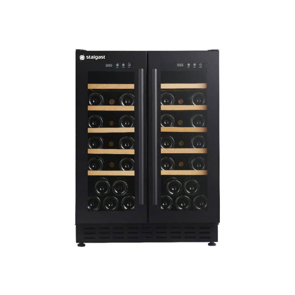 Stalgast Weinkühlschrank, Zweikammer, 40 Flaschen, 595x575x820 mm (BxTxH)