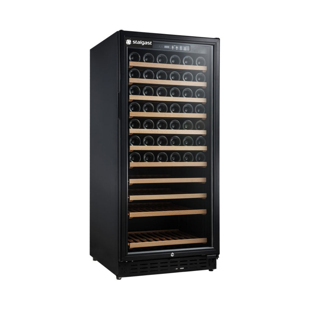 Stalgast Weinkühlschrank, Eintemperatur, 116 Flaschen, 595x640x1354 mm (BxTxH)