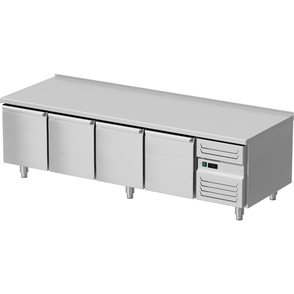 Stalgast Unterbaukühltisch, 4-türig, GN 1/1, 2000x700x600 mm (BxTxH)