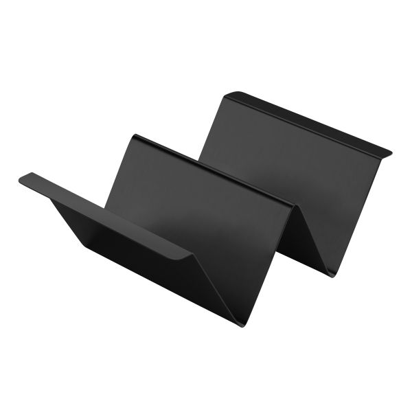 Stalgast Snackwelle mit Griff, zwei Fächer, schwarz
