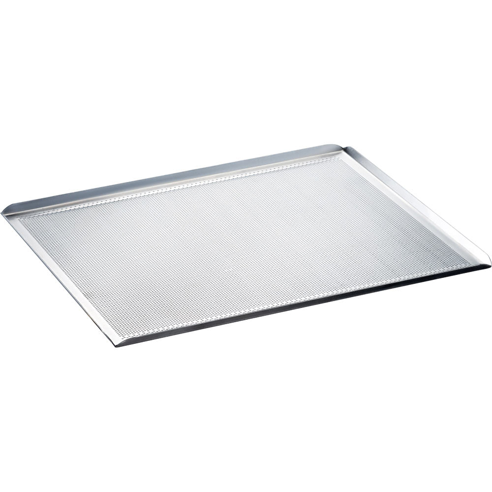 Stalgast 4-Rand-Backblech aus Aluminium, gelocht, 430x340 mm