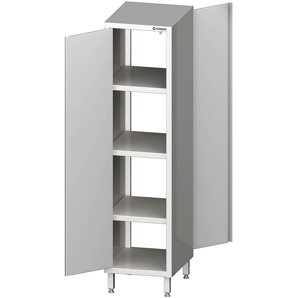 Stalgast Durchreiche-Hochschrank mit Flügeltüren 400x700x2000 mm, verschweißt