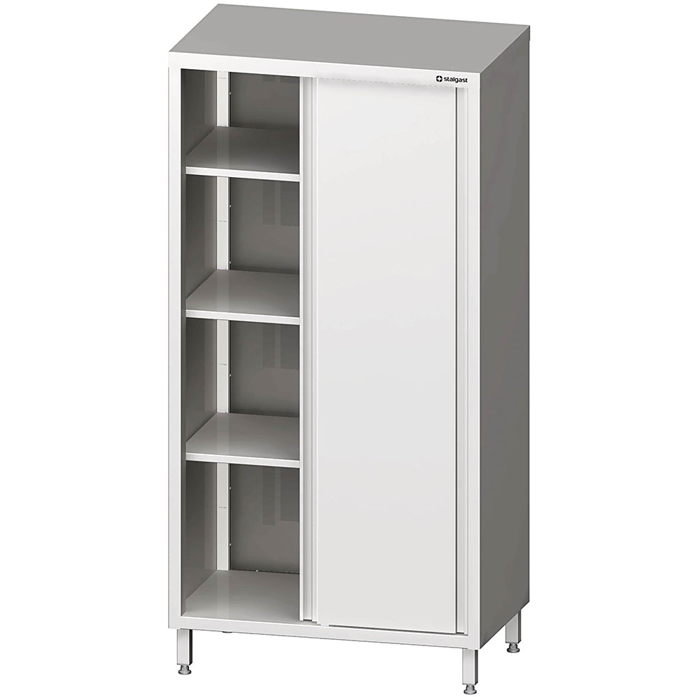 Stalgast Hochschrank mit Schiebetüren 900x700x2000 mm, verschweißt