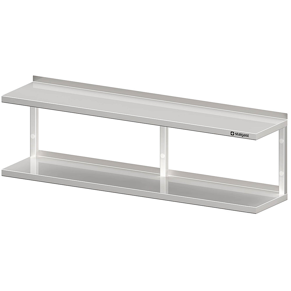 Stalgast Doppel-Wandbord mit  Profilen 1400x400x390 mm, verschweißt