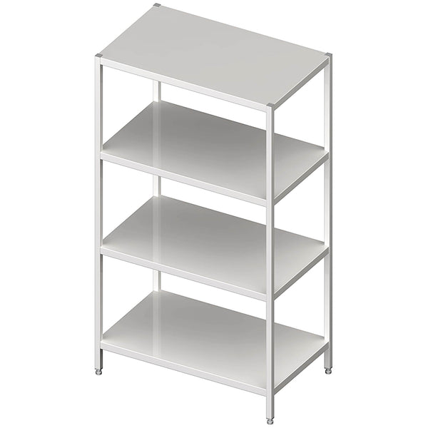Stalgast Regal mit glatten Böden 1600x700x1800 mm, verschweißt