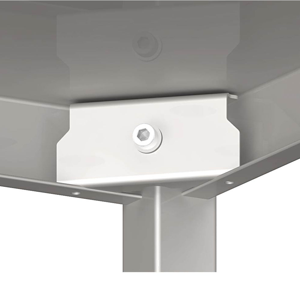 Stalgast Regal mit glatten Böden, 1000x700x1800 mm, verschweißt