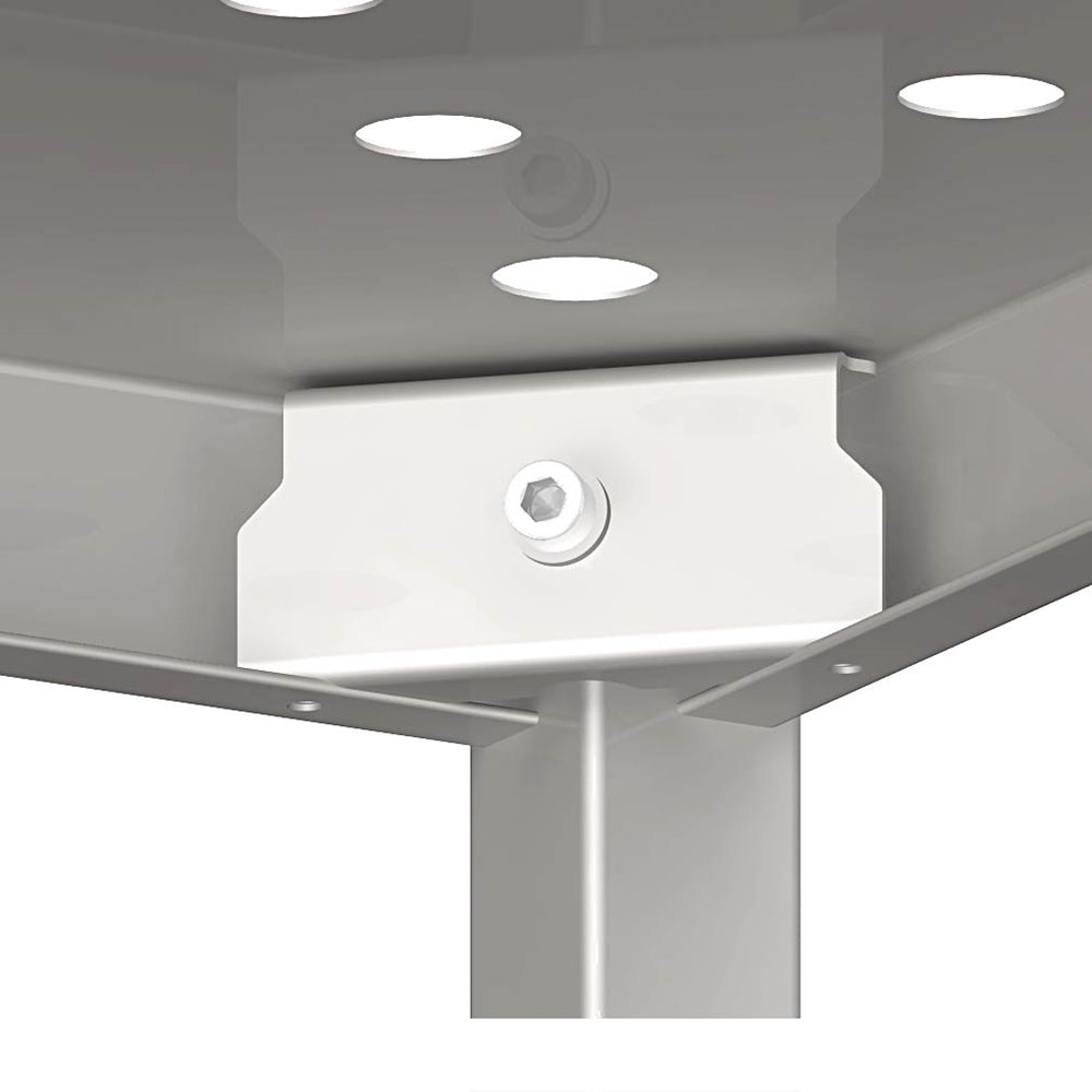 Stalgast Regal mit gelochten Böden, 1200x600x1800 mm, verschweißt