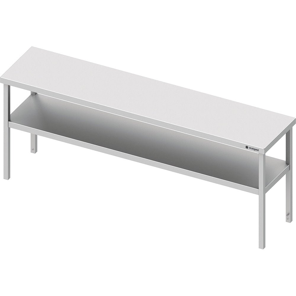 Stalgast Aufsatzbord mit zwei Etagen 1600x400x700 mm, verschweißt