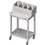 Stalgast Besteck-und Tablettwagen 655x655x1100 mm, verschweißt