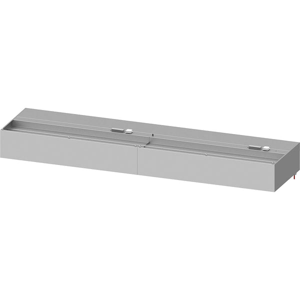 Stalgast Wandhaube "Basic Line", Kastenform 4800 mm x 1000 mm mit Flammschutzfilter Typ B