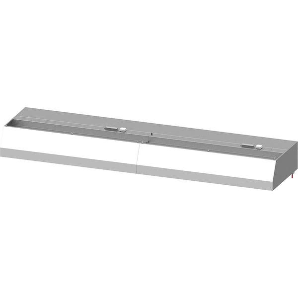 Stalgast Wandhaube "Basic Line", Trapezform 5000 mm x 1000 mm mit Flammschutzfilter Typ B