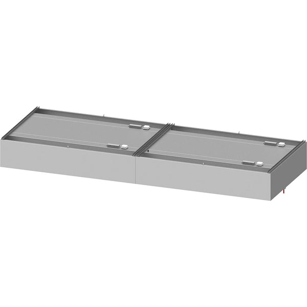 Stalgast Deckenhaube "Basic Line", Kastenform 5000 mm x 2000 mm mit Flammschutzfilter Typ B