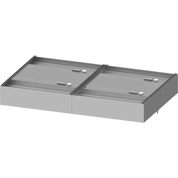 Stalgast Deckenhaube "Basic Line", Kastenform 3300 mm x 2200 mm mit Flammschutzfilter Typ B