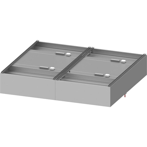 Stalgast Deckenhaube "Basic Line", Kastenform 2200 mm x 2400 mm mit Flammschutzfilter Typ B