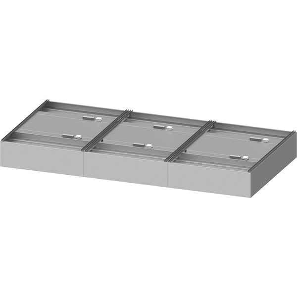 Stalgast Deckenhaube "Basic Line", Kastenform 5000 mm x 2400 mm mit Flammschutzfilter Typ B