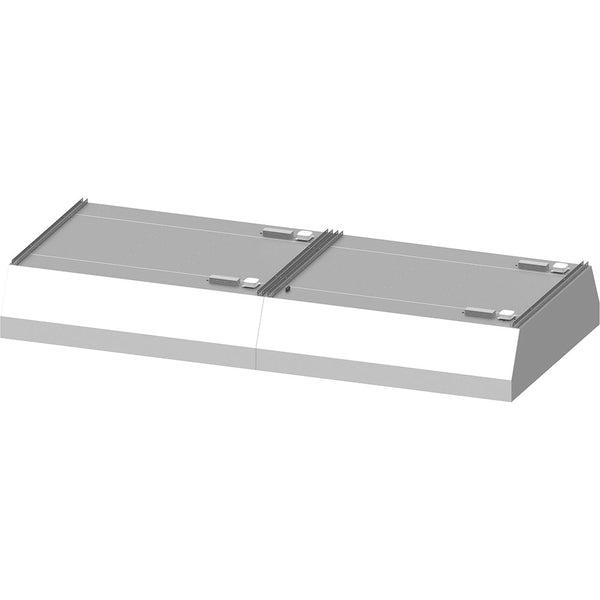 Stalgast Deckenhaube "Basic Line", Trapezform 3500 mm x 1600 mm mit Flammschutzfilter Typ B