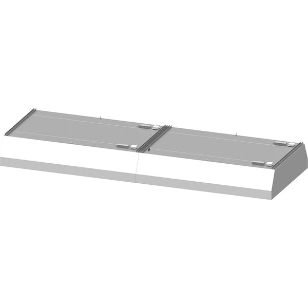 Stalgast Deckenhaube "Basic Line", Trapezform 5000 mm x 1600 mm mit Flammschutzfilter Typ B