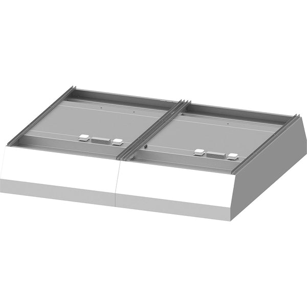 Stalgast Deckenhaube "Basic Line", Trapezform 2200 mm x 2200 mm mit Flammschutzfilter Typ B