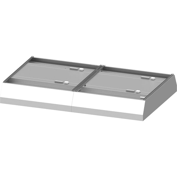 Stalgast Deckenhaube "Basic Line", Trapezform 3800 mm x 2200 mm mit Flammschutzfilter Typ B