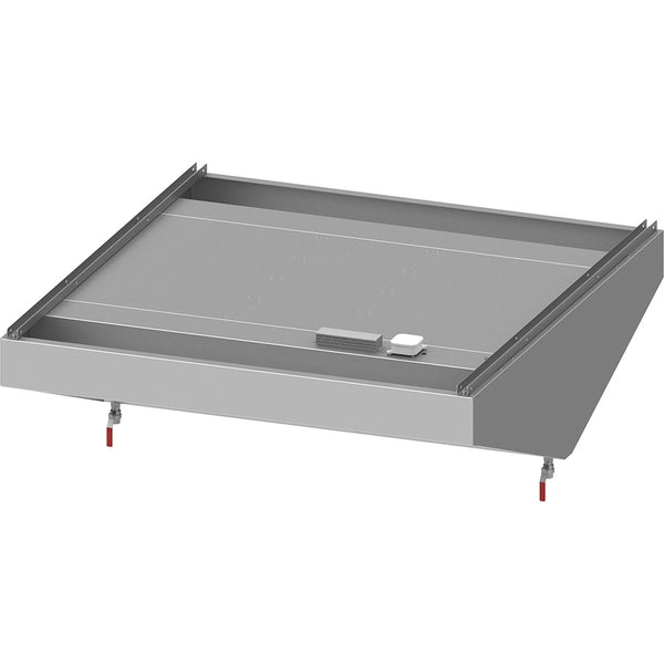 Stalgast Deckenhaube "Basic Line", Schrägform 1000 mm x 2000 mm mit Flammschutzfilter Typ B