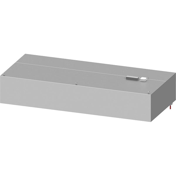 Stalgast Induktions-Wandhaube "Basic Line", Kastenform  2000 mm x 1200 mm mit Flammschutzfilter Typ B