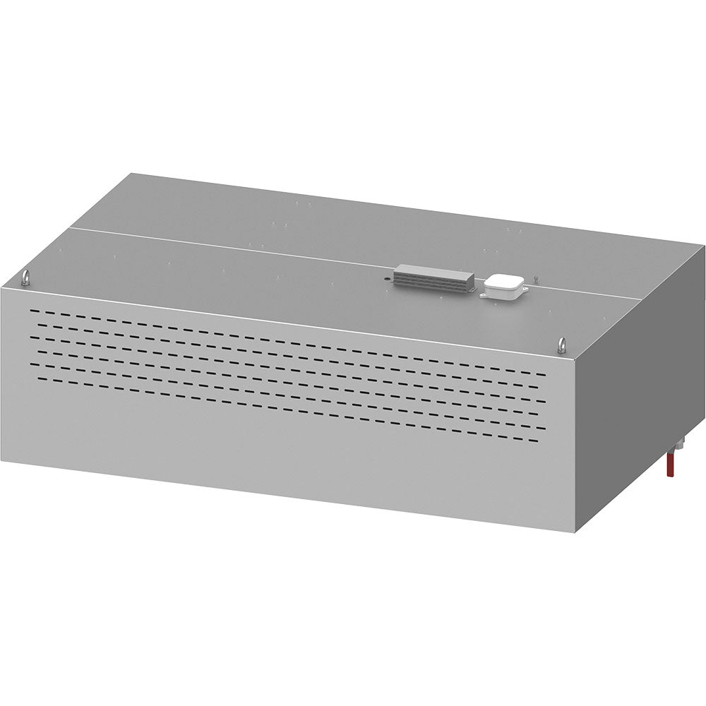 Stalgast Kompensations-Wandhaube "Basic Line", Kastenform  1200 mm x 900 mm mit Flammschutzfilter Typ B
