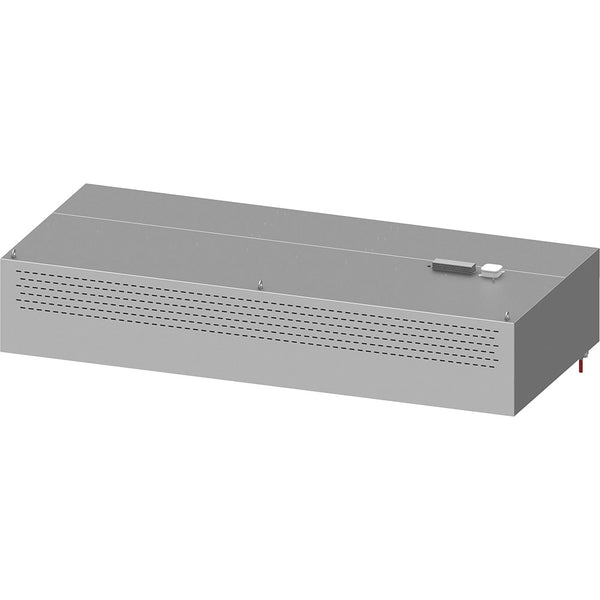 Stalgast Kompensations-Wandhaube "Basic Line", Kastenform  2000 mm x 1100 mm mit Flammschutzfilter Typ B