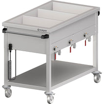 Stalgast Bain-Marie Wagen mit separaten Becken für 3x GN1/11205x600x850 mm