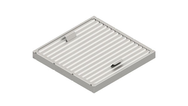 Stalgast Flammschutzfilter LC2 Typ A Zyklonen-/Labyrinthfilter 500x500x50 mm