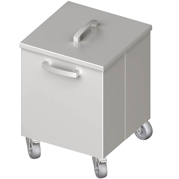 Stalgast Abfallbehälter fahrbar 350x350x500 mm, verschweißt
