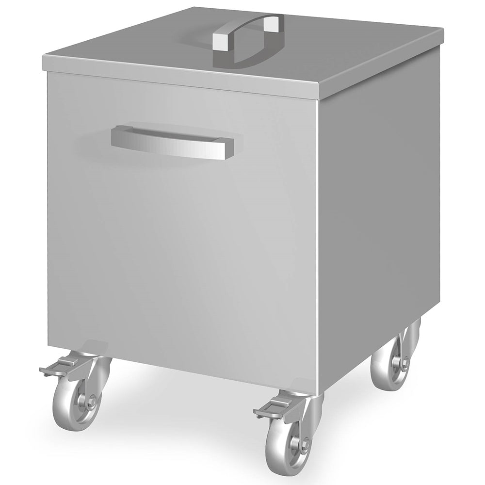 Stalgast Abfallbehälter fahrbar 350x350x500 mm, verschweißt