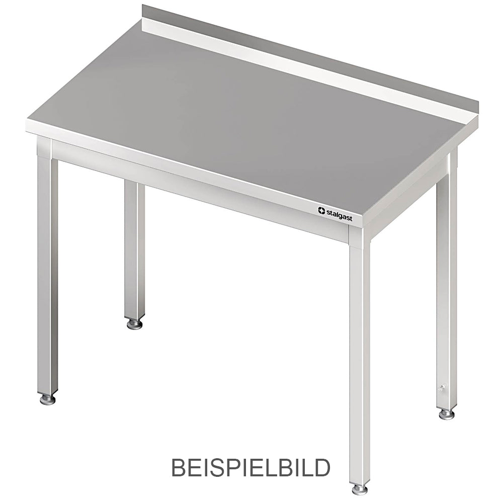 Stalgast Arbeitstisch ohne Grundboden, 600x700x850 mm, ohne Verstrebung, ohne Aufkantung, verschweißt