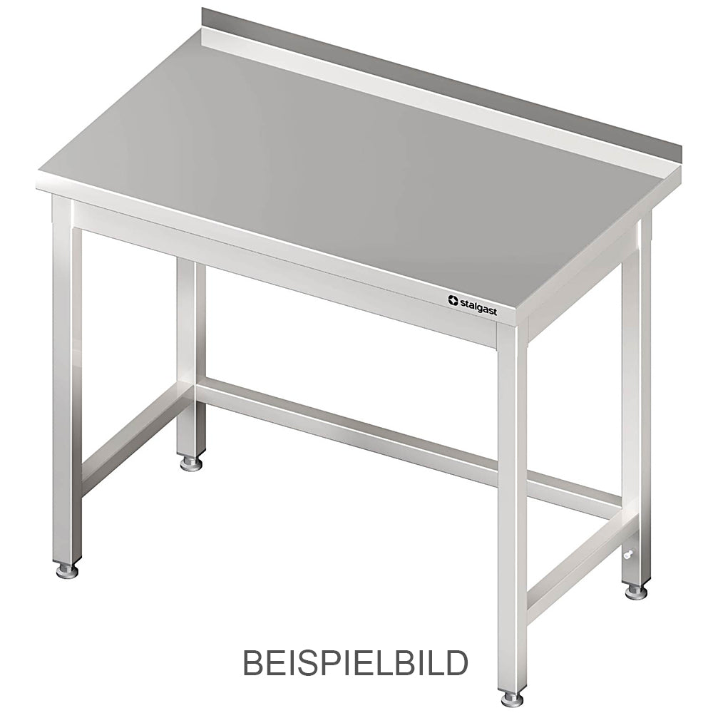 Stalgast Arbeitstisch ohne Grundboden, 1000x700x850 mm, mit Verstrebung, ohne Aufkantung, verschweißt